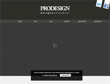 Tablet Screenshot of prodesign.cc
