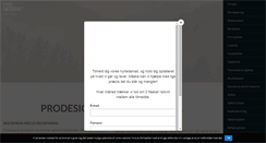 Desktop Screenshot of prodesign.dk